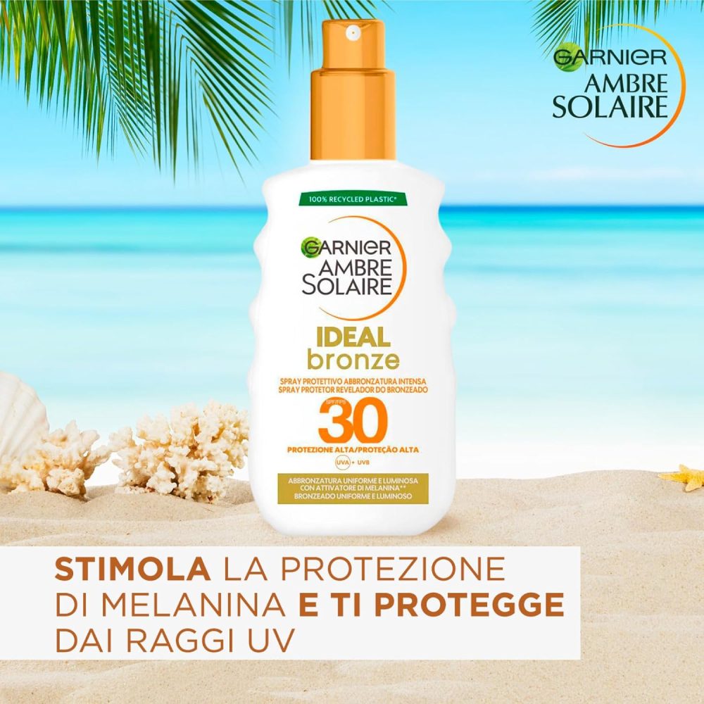 اسپری آفتاب گارنیه Ideal Bronzluk حجم 200 میلی لیتر - تصویر 2